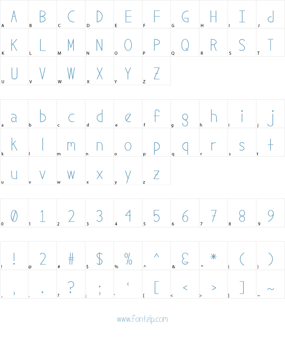 Sex & Candy Font Character